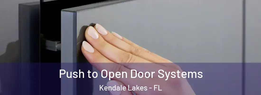 Push to Open Door Systems Kendale Lakes - FL